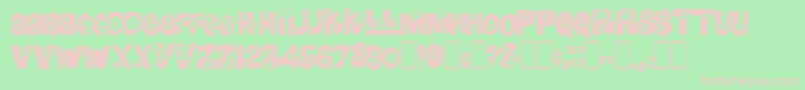 Więcej informacji o czcionce RomashulkaNormal Czcionka RomashulkaNormal – różowe czcionki na zielonym tle