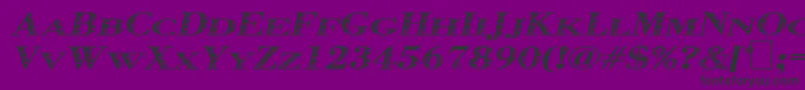 GraphisOblique Font – Black Fonts on Purple Background