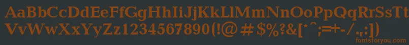 Lisätietoja UkrainianbalticaBold-fontista UkrainianbalticaBold-fontti – ruskeat fontit mustalla taustalla