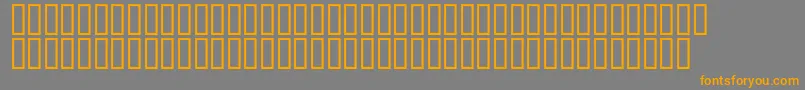 McsSky Font – Orange Fonts on Gray Background