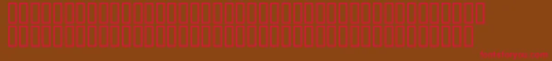 McsSky Font – Red Fonts on Brown Background