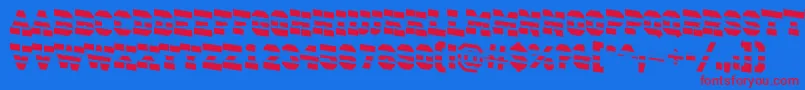 fuente ACampusstripdn – Fuentes Rojas Sobre Fondo Azul