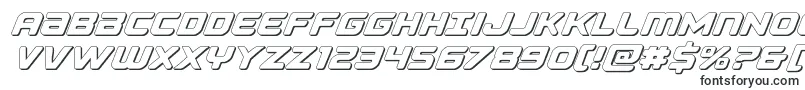 フォントFalconpunch3D – 多行フォント