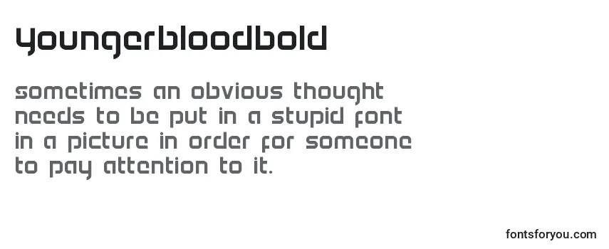Review of the Youngerbloodbold Font