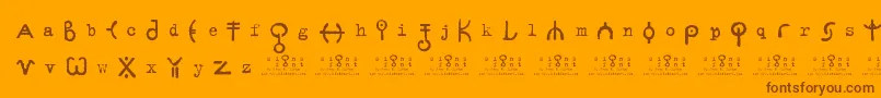 Más sobre la fuente SignsZeichen2.0 fuente SignsZeichen2.0 – Fuentes Marrones Sobre Fondo Naranja