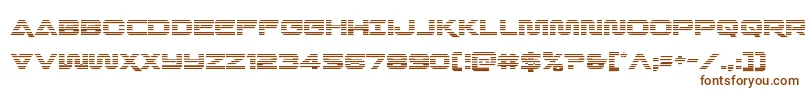 Quarkstormgrad-fontti – ruskeat fontit valkoisella taustalla