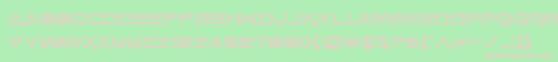 Quarkstormgrad Font – Pink Fonts on Green Background