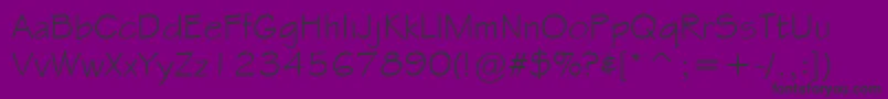 StylusBt Font – Black Fonts on Purple Background