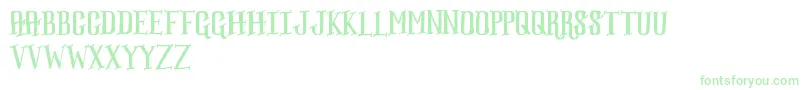 Bull-Schriftart – Grüne Schriften
