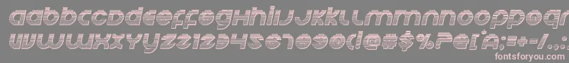 fuente Echostationgchromeital – Fuentes Rosadas Sobre Fondo Gris