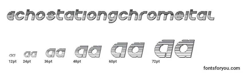 Echostationgchromeital Font Sizes