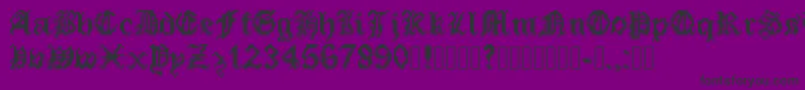 fuente PixeledEnglishFont – Fuentes Negras Sobre Fondo Morado