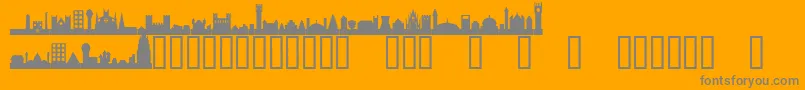 More about CityscapeTM Font CityscapeTM Font – Gray Fonts on Orange Background