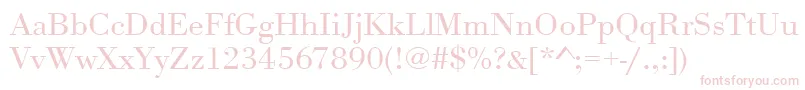 Urwbodonitligextwid Font – Pink Fonts on White Background