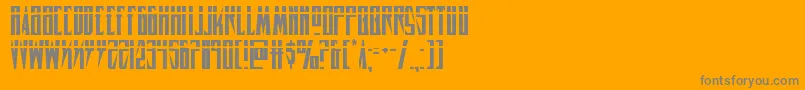 Timberwolflas2 Font – Gray Fonts on Orange Background