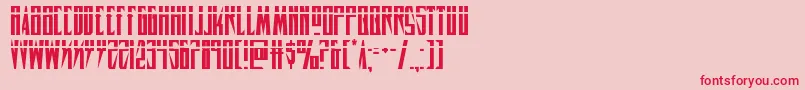 Timberwolflas2 Font – Red Fonts on Pink Background