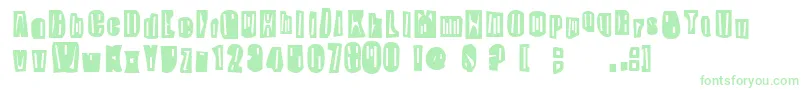 SkippyGreeny Font – Green Fonts on White Background