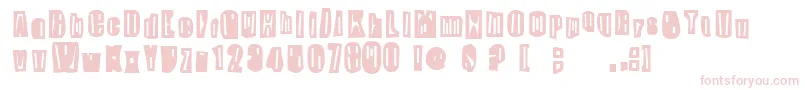 SkippyGreeny Font – Pink Fonts on White Background