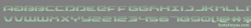 Fonte Drivescan – fontes verdes em um fundo cinza