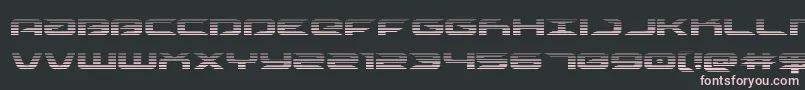 Weitere Informationen zur Drivescan-Schriftart Drivescan-Schriftart – Rosa Schriften auf schwarzem Hintergrund