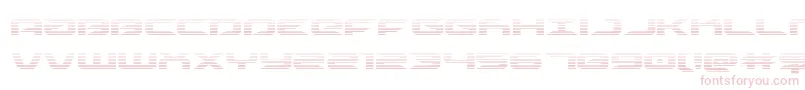 Drivescan-Schriftart – Rosa Schriften auf weißem Hintergrund