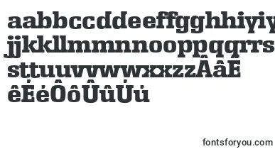 EnschedeserialHeavyRegular font – frisian Fonts