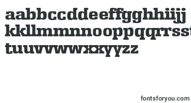 EnschedeserialHeavyRegular font – sudanese Fonts