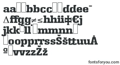 EnschedeserialHeavyRegular font – latvian Fonts