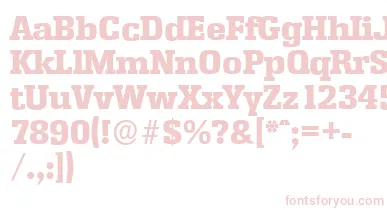 EnschedeserialHeavyRegular font – Pink Fonts