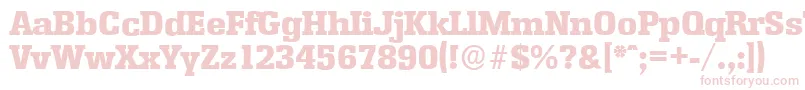 EnschedeserialHeavyRegular Font – Pink Fonts