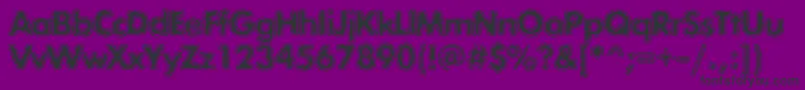 Exposuremixonec Font – Black Fonts on Purple Background