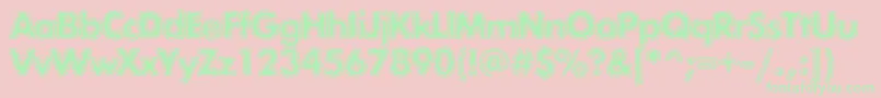 Exposuremixonec Font – Green Fonts on Pink Background