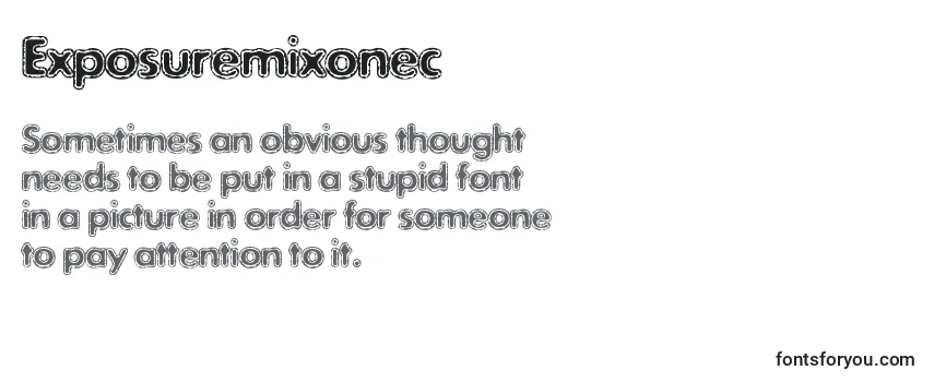 Exposuremixonec Font