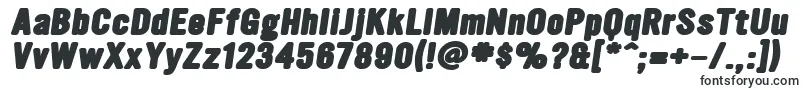 Шрифт UltramagneticBlackoblique – стандартные шрифты