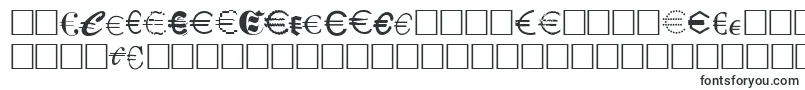 Eurocl15-fontti – Alkavat E:lla olevat fontit