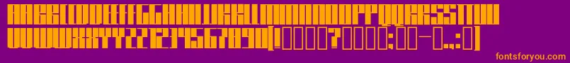 Police Knifer600 – polices orange sur fond violet
