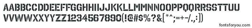 OctinstencilrgBold Font – TTF Fonts