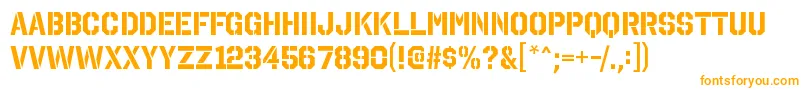 OctinstencilrgBold Font – Orange Fonts