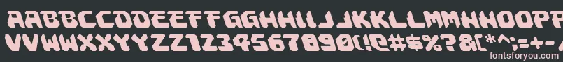AstropolisLeftalic Font – Pink Fonts on Black Background