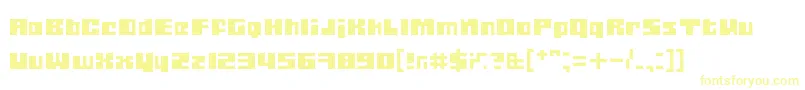 Gubblablo Font – Yellow Fonts on White Background