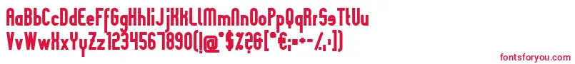 SlimaniaboldBlack Font – Red Fonts on White Background