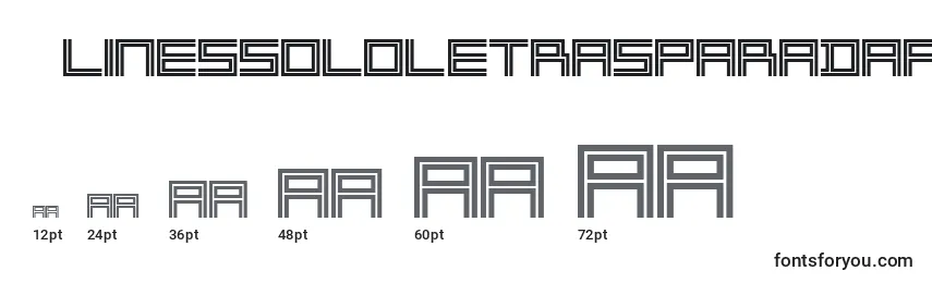 Размеры шрифта 2LinesSoloLetrasParaDafont