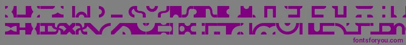 Bitbttf Font – Purple Fonts on Gray Background