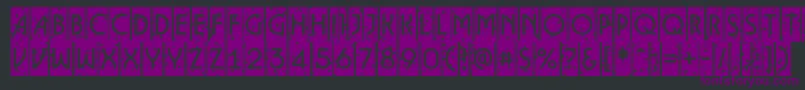 ALancetcmstnt Font – Purple Fonts on Black Background