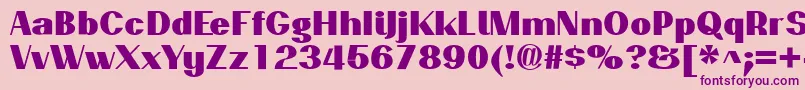 PassionsanspdaqBlack Font – Purple Fonts on Pink Background