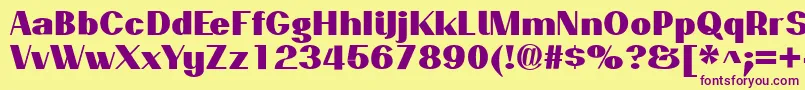 More about PassionsanspdaqBlack Font PassionsanspdaqBlack Font – Purple Fonts on Yellow Background