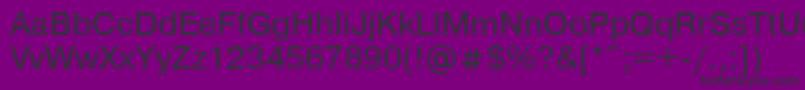 PragmaticaCyrillic Font – Black Fonts on Purple Background