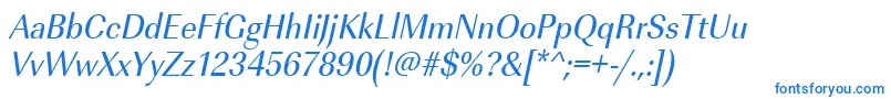 UrwimperialtextnarOblique Font – Blue Fonts
