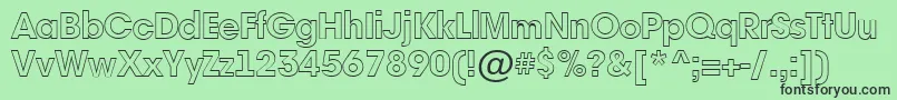 More about AAvanteotlHeavy Font AAvanteotlHeavy Font – Black Fonts on Green Background