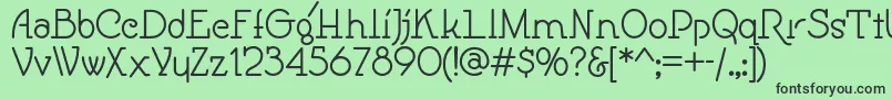 Speedballno1nf Font – Black Fonts on Green Background